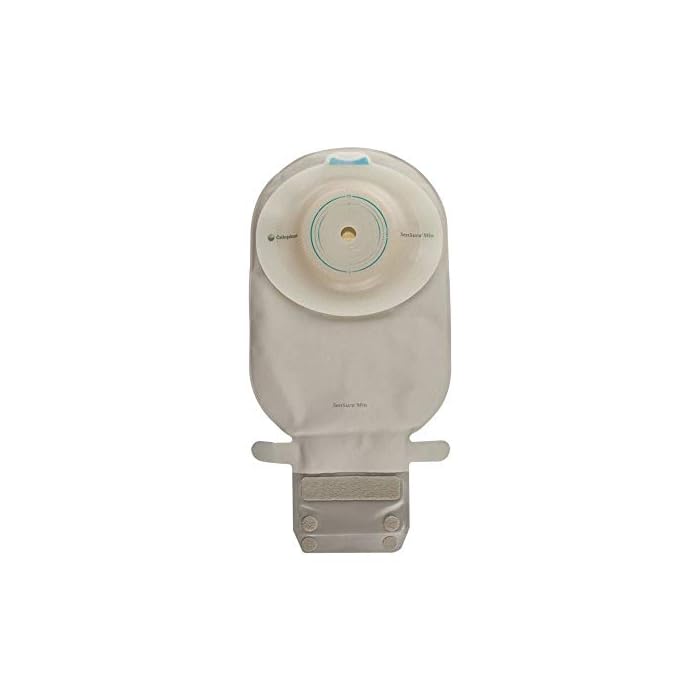 COLOPLAST SenSura Mio Soft Convex One-Piece Drainable Pouch (16715), EasiClose Wide Outlet, Transparent, Stomas Up to 1…