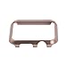 Apple Watch Case,Teslasz 38 MM Aluminum Protective Shell Bumper Cases Covers for Apple iWatch All Models (6S Rose Gold 38 MM)