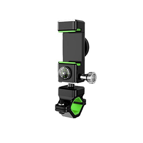 Ikevan Bike accessories-Holder-Phone Holder-niversal Motorcycle Bike Bicycle MTB Handlebar Mount Holder for Cell Phone GPS (Green)