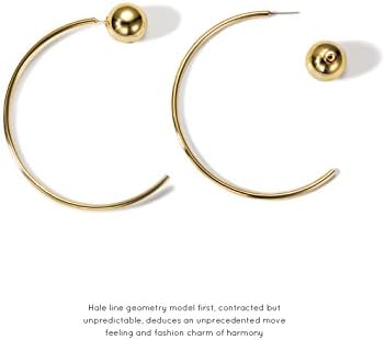 Hoop Gold Earrings Anchilly Drop Dangle Earrings Fashion Jewelry Gold Hoops Great Gift for Girls Women