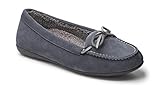 Vionic Women's Cozy Ida Slipper - Comfortable House Shoes with Concealed Orthotic Support - Grey 8M