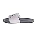 adidas Men's Adilette Comfort Slides Sandals, White/Iron Metallic/Vista Grey, 10