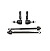 PartsW - 4 Piece Steering Kit for Chrysler 300 2005-2010 Dodge Challenger 2008-2010 Charger 2006-2010 Magnum 2005-2008 RWD Models Inner & Outer Tie Rod Ends