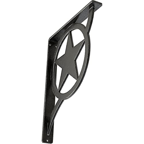Ekena Millwork BKTM01X10X12SAUAPW Metal Bracket, 1 1/2" W x 10" D x 12" H, Anti…