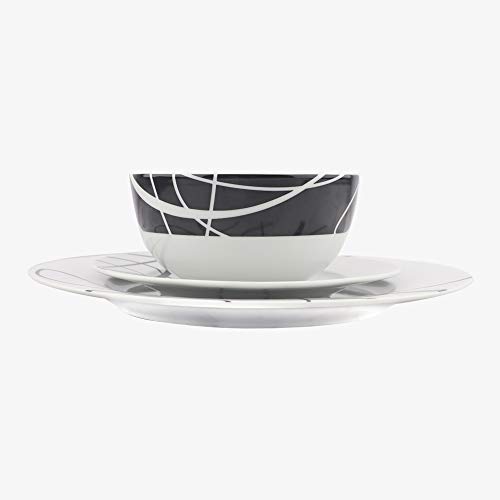 Amazon-Basics-18-Piece-Kitchen-Dinnerware-Set-Plates-Dishes-Bowls-Service-for-6-Cursive