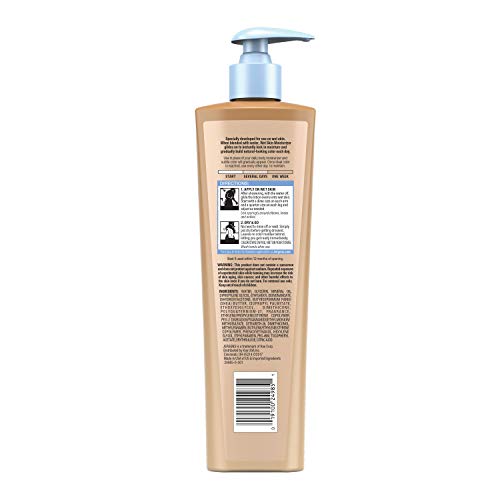 Jergens Natural Glow Inshower Lotion, Self Tanner for Medium to Deep