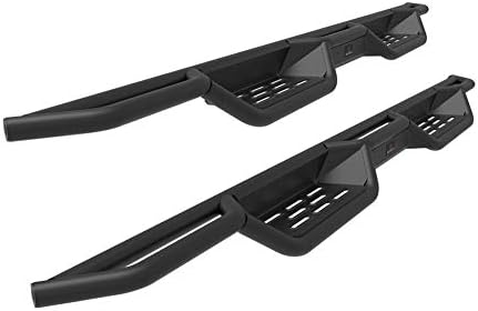 APS Black 6 Inches Tubular Drop Down Style Nerf Bars Side Steps Running Boards Custom Fit 2005-2020 Toyota Tacoma Crew Cab Pickup 4-Door