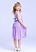Bow Dream Junior Bridesmaids V-Neckline Chiffon Flower girl Dress