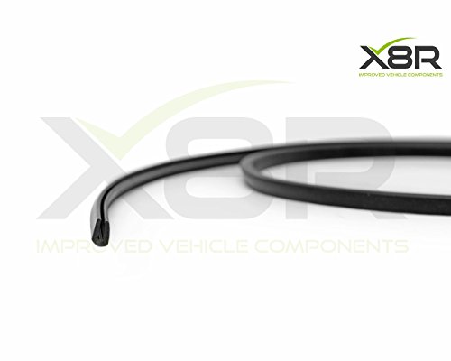 Small Black Rubber U Channel Edging Seal Trim Edge Dent Scratch Protect Bumper X8R0109