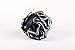 Albertino Large Bath Pouf Loofahs Shower Sponge Body Scrubber Pack of 3 Black