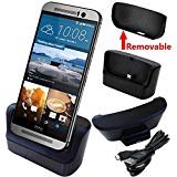 HTC One M8 / M9 Charger, HTC One M8 / m9 Battery Charging Station, AnoKe USB 3.0 Desktop Charging Docking Station Cradle for HTC M8 / HTC M9 Mobile Cell Phone Charger Dock