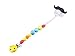 Nibble Baby Silicone Pacifier Clip Bundle Holders Colorful and BPA-Free Pacifier Clips - Cute Mustache Unisex Pacifier Holder for Boys Girls (Style 2)