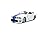 2006 Ford Mustang GT LOPRO 1/24 White w/ extra rims