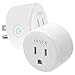 WiFi Smart Plug, [2 Pack] CNXUS Mini Wireless Remote Switch/Smart Socket Outlet, Works with Amazon Alexa and Google Home, No Hub Required, Remote Control by Smart Phone with Timing Function