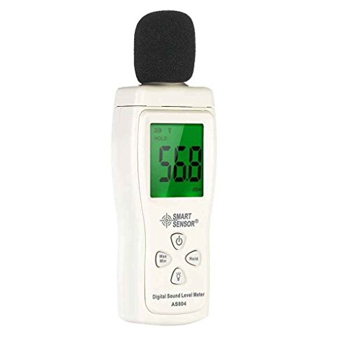Smart Sensor AS804 Digital Sound Level Meter 30dB-130dB Handheld LCD Noise Tester DB Decibel Level Meter Stevlogs - Thumbnail 7