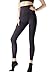 +MD Womens High Waist Shapewear Legging Tight Tummy Hips and Thigh Medium Control Shaper Blacks