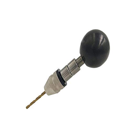 Hand Drill Tool Hand Precision Micro Hobby Craft Semi-Automatic Mini Twist Drill Bits Set for DIY Drilling Tool(H Manual 0.3-3.0mm)