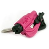 resqme The Original Keychain Car Escape Tool, Made in USA (Fuchsia)