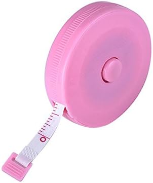 LACS 60 Inch 1.5 Meter Soft Roll Tape Measuring Retractable Tape Measure Set Pack