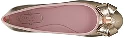 Ted Baker Women's Immet Ballet shoe, Rose Gold New