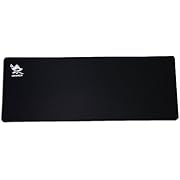 iZEEKER Extra große XXL Gaming Mousepad, wasserdicht Material Mauspad, genähte Kanten rutschfest Gummi Matten Pads - 3 mm dick | 79 x 30 cm - Rot Edge, rot, 31.5-inch x11.8-inch red