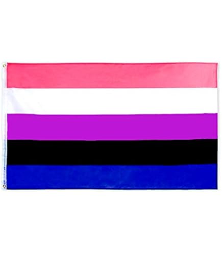 Genderfluid Pansexual Heart Sticker - Waterproof Decal For Cars, Laptops, Windows