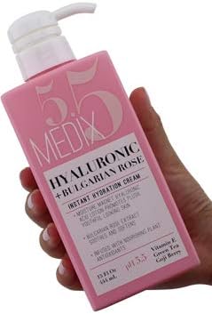 Medix 5.5 Hyaluronic Acid Cream w/Bulgarian Rose for face & body. Intense hydrating cream for wrinkles & fine lines. Anti-Aging Cream w/Goji Berry