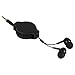 Pilot Electronics CA-4213E 3 Foot Retractable Headphones, Black