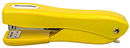 Fortis Half-Strip Plus Ergonomic Grip Compact Stapler (Yellow)