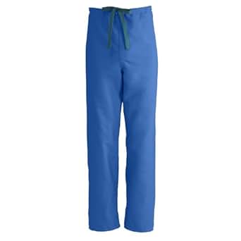 Amazon.com: Medline PerforMAX Reversible Drawstring Scrub Pant, ANG-CC, Small, Royal Blue 
