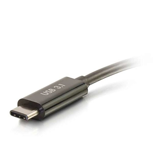 C2G/Cables to Go 29533 USB-C to VGA Video Adapter Converter with Power Delivery, Black