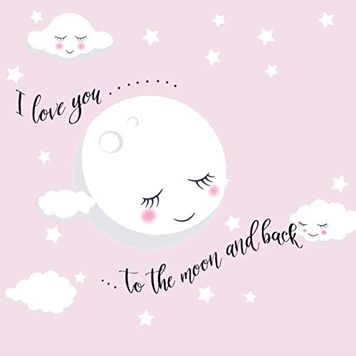 Create-A-Mural-Moon-and-Stars-Night-Sky-Vinyl-Wall-Art-Decal-Sticker-Love-You-To-The-Moon-and-Back-Baby-Nursery-Wall-Decals-for-Girls-Boys-Room-Decor-55-DIY-Decorative-Bedroom-Peel-n-Stick-Mural