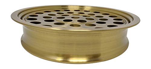 Gianna's Home Stainless Steel Communion Tray with Cover (Brass) - Image 4