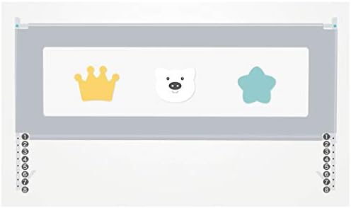 ベッドレールガード 折り畳み式ベッドレールベッドフェンスベビー粉々に強いガードレールベッドガードレール子供の安全アンチドロップ1 8 Mベッドサイドベビーバッフルユニバーサル垂直リフト Color 直営限定アウトレット Size B 180cm 1piece Gray