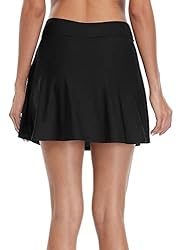 beautyin Women Black Swimming Suit Bottoms Skirt