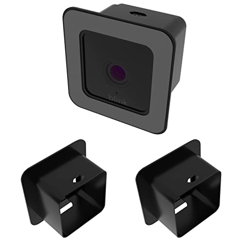 Teccle 2 Pack Window Mount for Blink Mini, Through Window Use Blink Mini Camera, No Need to Run Wiring Outdoors (Black)