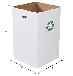 AVIDITI Cardboard Trash Cans and Recycling Bins, 40
