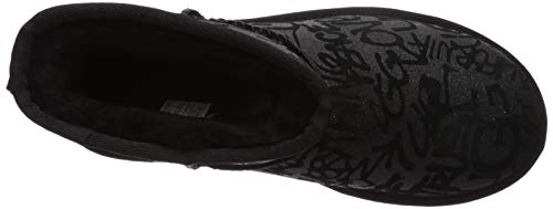 UGG-Womens-Classic-Mini-Sparkle-Graffiti-Fashion-Boot