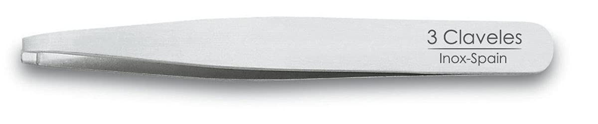 3 Claveles 12260 - Stainless steel, narrow point 10 cm shaving tongs