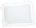 Fresh Ideas Ruffled Pillow Sham 2 Pack, Standard, White