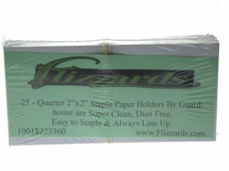 Guardhouse 2x2 Staple Paper Coin Holder for Quarter, 25 pack