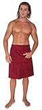 Arus Men’s Turkish Cotton Bath Wrap image large