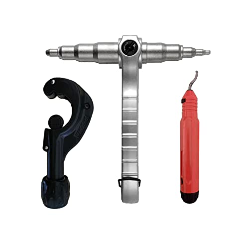Necygoo Copper Pipe Expander Kit with Tube Cutter and Deburrer 1/47/8