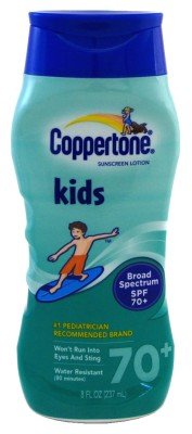 Coppertone Spf#70+ Kids Broad Spectrum Lotion 8 Ounce (235ml)