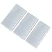 (3-Pack)Transparent Plastic Zipper Pouch Case,Travelers Notebook Inserts Standard Size 8.3