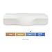 Marine Moon Contour Memory Foam Pillow Orthopedic Neck Pillow for Sleeping, Bamboo Cervical Pillow for Neck Pain- for Side Sleeper, Back and Stomach Sleepers, Cooling Pillowcase
