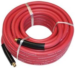 Interstate Pneumatics HA48-100E Red Rhino Rubber Hose 1/2 Inch x 100 Feet 300 PSI 4:1 Safety Factor