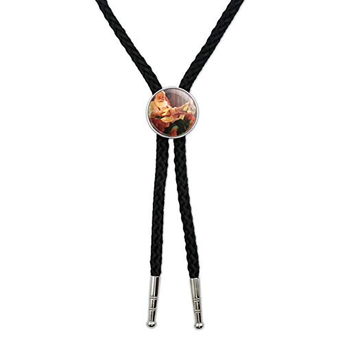 Christmas Holiday Dear Santa Reading Letters Western Southwest Cowboy Necktie Bow Bolo Tie