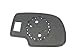 Driver Side Non-heated Mirror Glass w/ backing plate, Cadillac Escalade, Avalanche, Silverado, GMC Sierra, Silverado, Sierra Classic, Suburban, Tahoe, Yukon, 6 9/ 16