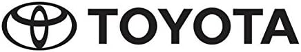 2x Toyota Sticker Decal Aufkleber 15x2.5cm Car Auto JDM Racing Tuning Dub VAG Bumper Dashboard
